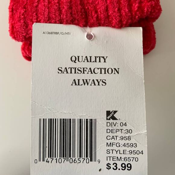 TR Bentley One Size Ladies Chenille Gloves - Picture 4 of 4